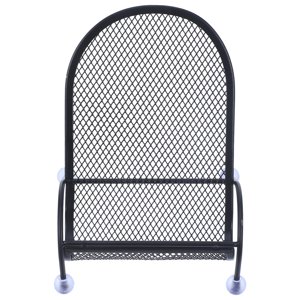 USHOBE Support de téléphone en métal pour téléphone cellulaire noir minimaliste 1Pack