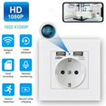 thumbnail image 2 of Mini Camera 24/7 HD Socket Base Wifi Power Outlets Wireless Remote Monitoring Cam EU Plug White, 2 of 5