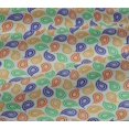 thumbnail image 5 of oneOone Cotton Jersey Blue Fabric Abstracts Craft Projects Decor Fabric Printed By The Yard 58 Inch Wide, 5 of 5