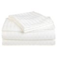 thumbnail image 1 of Home Ensembles de Draps à Rayures d'Hôtel Luxueux Design Série 1800 (Simple, Blanc), 1 of 5