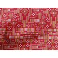 thumbnail image 4 of oneOone Cotton Poplin Fabric Stripe & Square Geometric Print Fabric By The Yard 42 Inch Wide, 4 of 4
