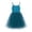Blue Dress, variant on Girls's A Line Dress Toddler Baby Solid Patchwork Lovely Holiday Relaxed Comfy Round Neck Mesh Ruffle Hem Cute Sleeveless Princess Dress Blue 9-12 M