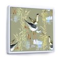 thumbnail image 2 of Designart Hérons Oiseaux Dans L'eau ART MURAL À CADRE FLOTTÉ, 2 of 4