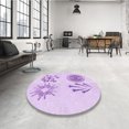 thumbnail image 4 of Ahgly Tapis Rectangulaire Lavable en Machine Intérieur Transitionnel Heliotrope Violet, 5 Pieds x 7 Pieds, 4 of 7