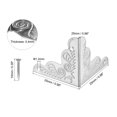 thumbnail image 2 of Unique Bargains Protecteurs d'Angle en Métal 25x25x25mm Ton Fer Argent 12 Pack, 2 of 5