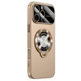 thumbnail image 1 of Pour iPhone 16 Plus, Étui avec Support, Couvre-Objectif d'Appareil Photo Compatible MagSafe, Étui de Téléphone Magnétique de Qualité Militaire avec Protection contre les Chutes pour iPhone 16 Plus, Étui Arrière Résistante aux Rayures, Desertgold, 1 of 6