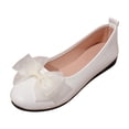 thumbnail image 1 of Flats Shoes Women Bow Round Toe Slip-On Breathable Shallow Mouth Solid, 1 of 9