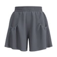 thumbnail image 4 of Plebaso Womens 2 in 1 Running Shorts High Waisted Athletic Shorts Lightweight Workout Shorts with Pockets, 4 of 7