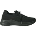 thumbnail image 2 of vangelo Women Professional Slip Resistant Lace Up Work Sneaker for Food Service Health Care Nurse ARIA-1 Black, 2 of 7