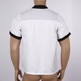 thumbnail image 4 of zdhoor Veste de Cuisine Unisexe pour Hommes et Femmes, Manches Courtes, Uniforme de Travail, Restaurant, Hôtel, Blanc TG, 4 of 7