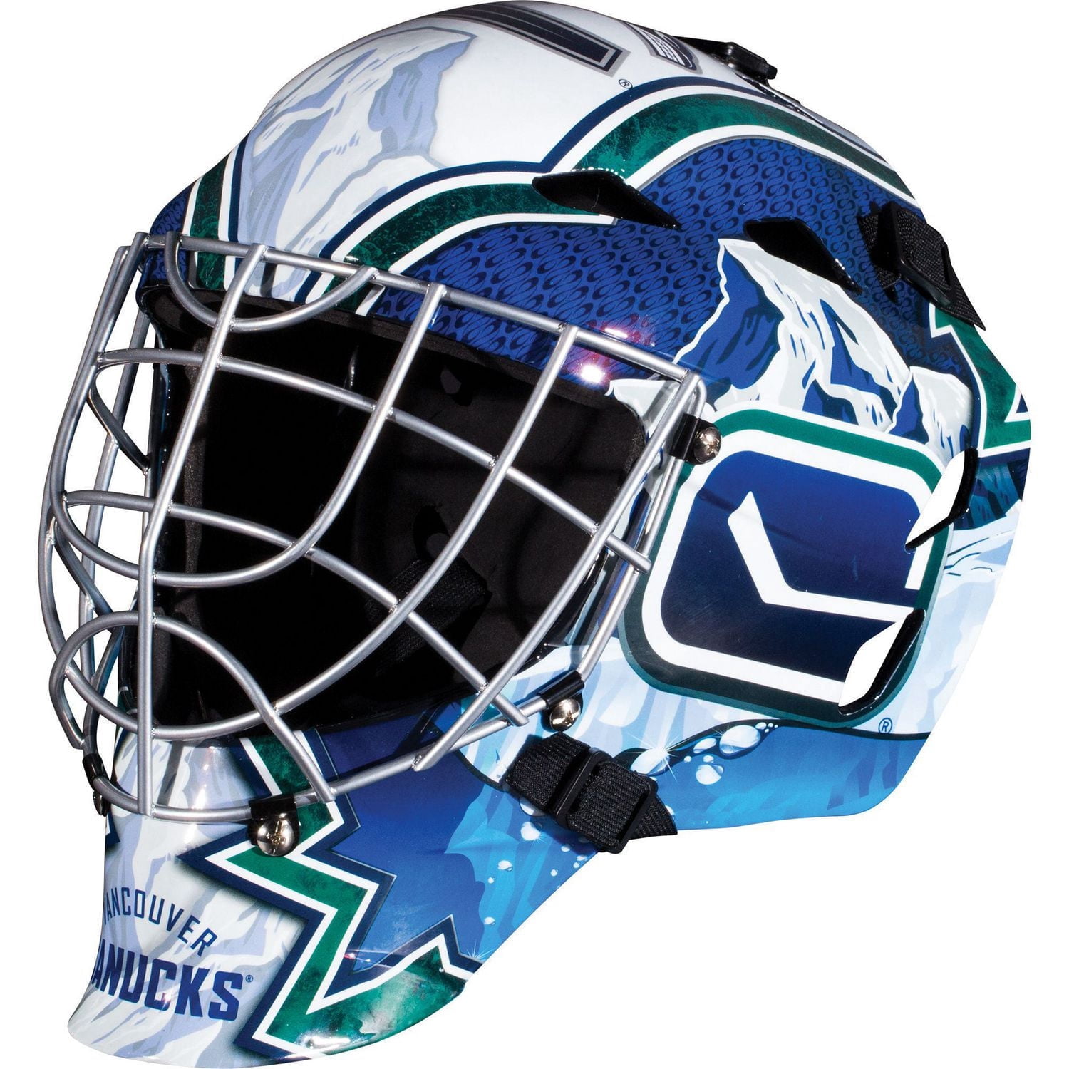 Masque de gardien de but des Canucks de Vancouver de la NHL de Franklin Sports