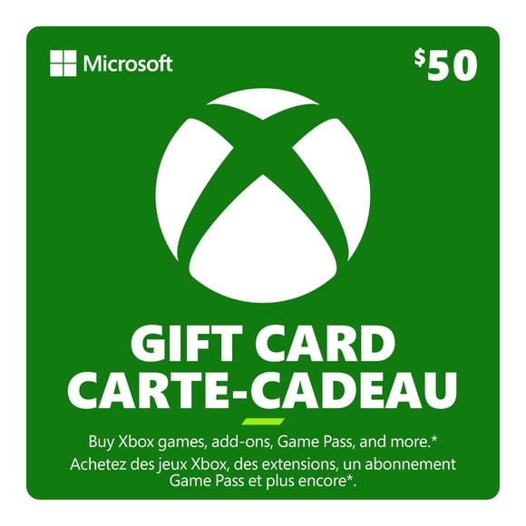 $50 Xbox Gift Card (Digital Code)