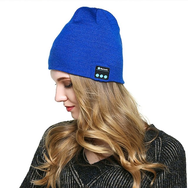 MesaSe Bluetooth Music Knit Beanie Hat Wireless Smart Cap Headset Headphone Speaker