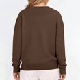 thumbnail image 4 of Women's Pocket Sweater 2025 - Lightweight Knit | Oversized Crewneck Pullover, 4 of 9