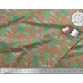 thumbnail image 2 of Soimoi Polyester Crepe Fabric Palm Tree & Sailboat Beach Print Fabric by The Yard 52 Inch Wide, 2 of 3