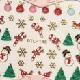 thumbnail image 2 of thinsony Nails Art Sticker Merry Christmas 3D Golden Elements Nail Wrap Sticker Tips DIY Manicura Stickers Tool, 2 of 6