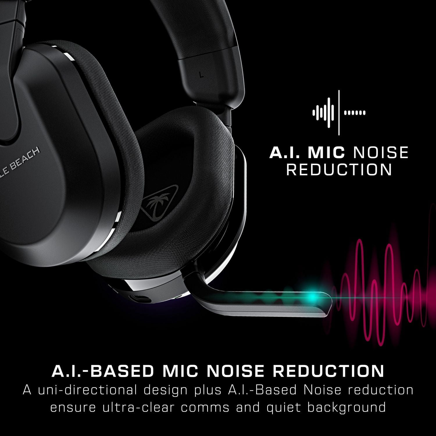 Turtle Beach® Stealth™ 600 – Noir pourPS5™, PS4™, PC, et appareils mobiles équipés du Bluetooth®, comprenant Steam Deck™