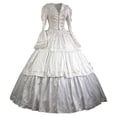thumbnail image 2 of UPPADA Liquidation Robes d'Invitée de Mariage pour Femmes Hiver Robe à Manches Longues Grande Taille Robe Évasée Robe Maxi de Cocktail pour Femmes Robes de Soirée Ajustées Robe Évasée, 2 of 7
