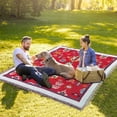 thumbnail image 4 of Hearth & Gear Bohemian Portable Outdoor Thickened Picnic Blanket Foldable Portable Large Soft Rug For Park Camping Beach Home (Color D 90 * 90cm) Camping Gear for Kids Adventure Gear Rucksack Für, 4 of 7