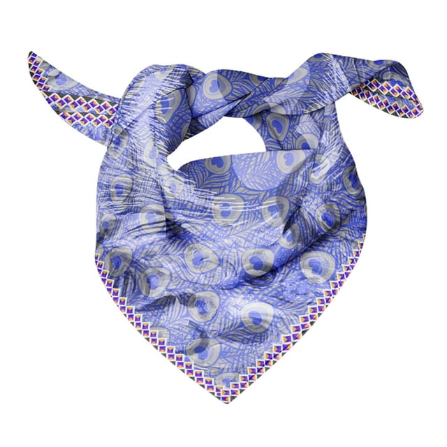 Bimba Cotton Voile Rectangular Printed Scarf Women Wrap Bandanas-40 x 80 Inches