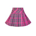 thumbnail image 1 of Jupe Fille Uniforme Scolaire Rose Tartan 13-14 Ans, 1 of 6