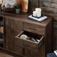 thumbnail image 2 of Bowery Hill Buffet Rustique en Bois à Deux Tiroirs en Chêne Récupéré, 2 of 7