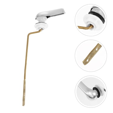2pcs Toilet Flush Tank Lever Handle Side Mount Toilet Flush Lever Handles