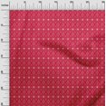 thumbnail image 2 of oneOone Tissu Georgette Viscose Rouge Géométrique Bandhani Matériel de Robe Tissu Imprimé Tissu au Mètre 42 Pouces de Large, 2 of 4