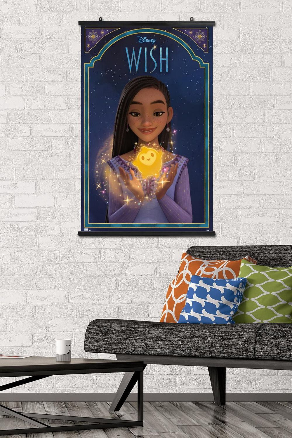 Disney Wish - Asha & Star Wall Poster