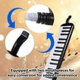 thumbnail image 3 of 32 Keys Melodica Instrument Melodica Air Piano Keyboard with Soft Blow Pipe Blowing Nozzles Melodica Wind Instruments with Carrying Bag for Beginners Adults Gift, 3 of 8