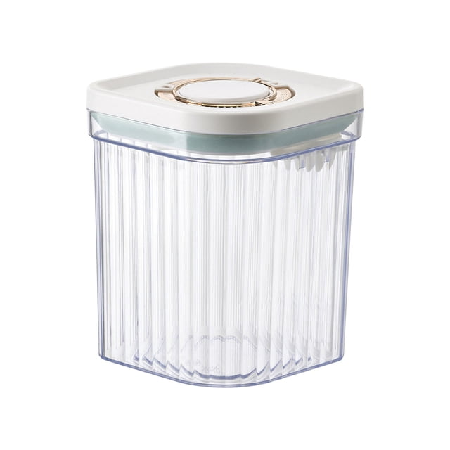 TopLLC Storage Bins Réservoir de Stockage à Pression Farine Collations Boîte de Rangement Multigrains Plastique Lait en Poudre pour Enfants Grand Poudre de Riz Réservoir Scellé Sacs de Rangement