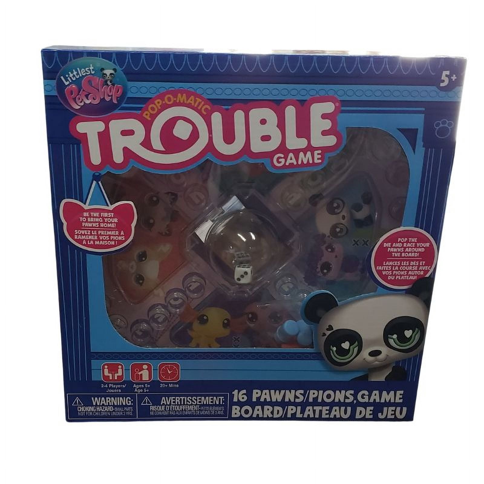 PS2515-TB - TROUBLE BOARD GAME LITTLEST PET SHOP
