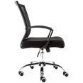 thumbnail image 3 of Modern Home Zuna Ergonomic Mesh Mid Back Office Desk Chair, Black, 3 of 10