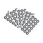 100Pcs 3D Marqueurs de scanner 12mm pour 3D Scanner, 3D Marqueurs de point de référence des points de suivi, marqueurs de réflexion diffusés