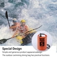thumbnail image 3 of Waterproof Bags Multifunctional Outdoor Backpack Large-Capacity Equipment Foldable Kayak Rafting Bag Pool Beach Sports Orange 20L Shoulders, 3 of 9