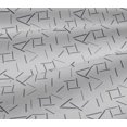 thumbnail image 5 of oneOone Viscose Jersey Fabric Line Geometric Â Printed Craft Fabric BTY 60 Inch Wide, 5 of 5