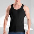 thumbnail image 1 of LOVZFMLL Tank Tops for Men's Summer Solid Color Sleeveless Base Sports And Fitness Round-Neck Tank Top, 1 of 6