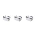 thumbnail image 1 of Maytalsory Premium And Nest-able Storage Solution For Desk Storage Basket Widely white mini 3Set, 1 of 6