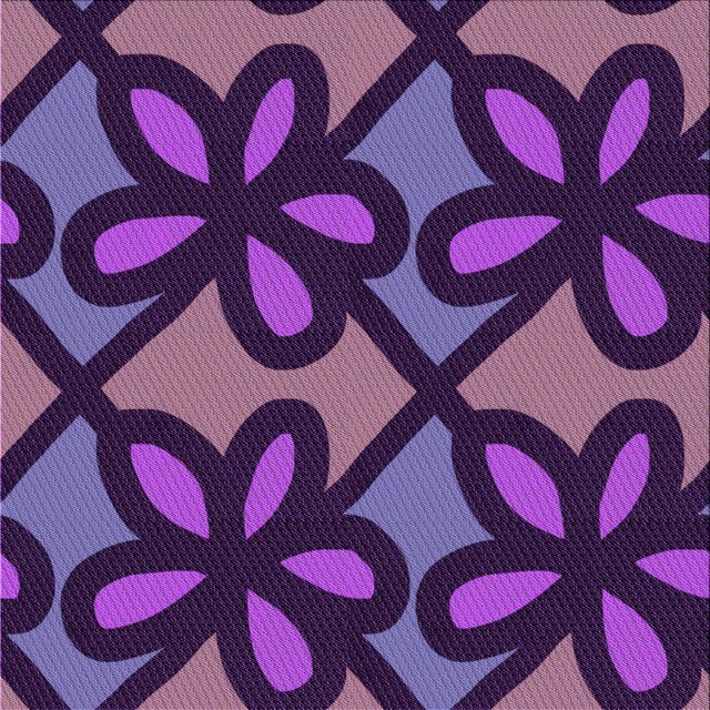 Ahgly Company Tapis d'Intérieur Lavable en Machine Carré Transitionnel Indigo Violet, 7 Pieds Carré