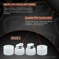 thumbnail image 2 of Slimline Coin CR2032 Battery Case, Holds 2 CR2032 Batteries (2-pack), 2 of 8