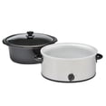 thumbnail image 2 of Mainstays 6 Quart Oval Slow Cooker, Stainless Steel Finish, Glass Lid, 2 of 9
