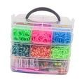 thumbnail image 3 of KLKCMS Rubber Bands Bracelet Kits Assorted Beads Pendants Loom Bracelet Making Kits for S, 3 of 9