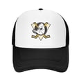thumbnail image 2 of Mighty Ducks Trucker Hats Black One Size Adjustable Snapback Hat, 2 of 5