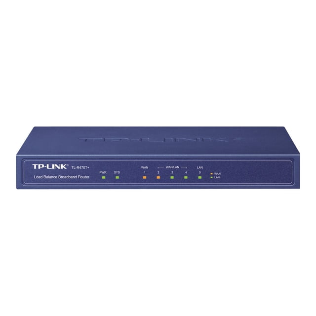 TP-Link TL-R470T+ - Router - WAN ports: 4