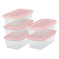 thumbnail image 1 of Sterilite Set Of (5) 5.7L Boxes- Pink, 1 of 2