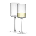 thumbnail image 1 of JoyJolt Elle Fluted White Wine Glasses - 11.4 oz - Set of 2, 1 of 8