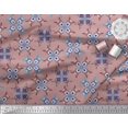thumbnail image 2 of Soimoi Rayon Fabric Tiles Moroccan Print Sewing Fabric Yard 56 Inch Wide, 2 of 3