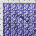 thumbnail image 3 of oneOone Tissu Tabby en Soie Violet Moyen pour Enfants Matériel de Robe Florale Tissu Imprimé au Mètre 42 Pouces de Large, 3 of 4