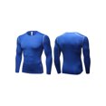 thumbnail image 2 of Innerwin Hauts de Musculation à Manches Longues T-Shirt de Sport pour Hommes Couche de Base de Gym Chandails de Compression Décontractés Bleu 3TG, 2 of 3