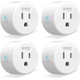 thumbnail image 1 of Smart Plug,WiFi Plug Smart Outlet Works with Alexa, Echo,Google Home, Plug with Timer Function,App Remotely Control ,No Hub Required( 4 Pack), 1 of 5